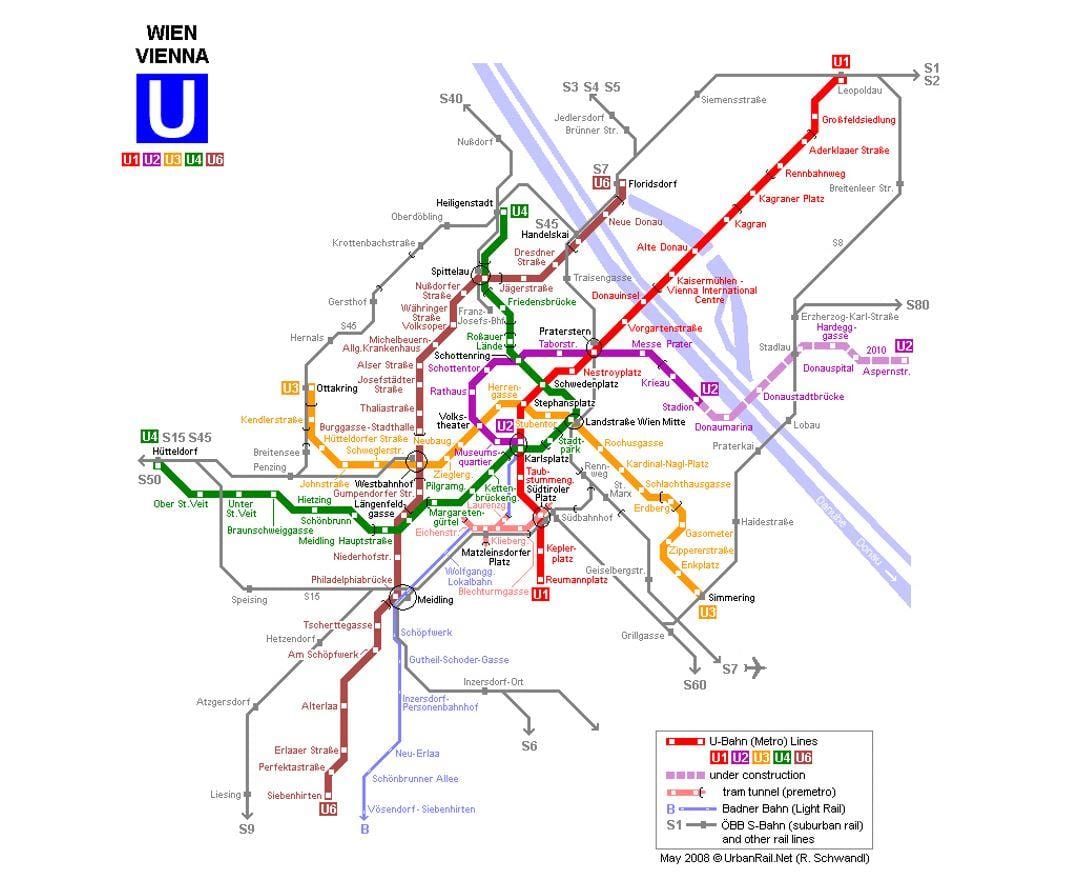 ನಕ್ಷೆ u1 ವಿಯೆನ್ನಾ